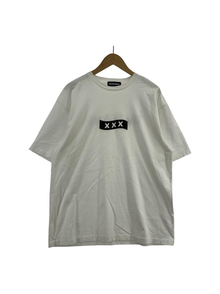 GOD SELECTION XXX/グリッターロゴTシャツ/10周年モデル/XL