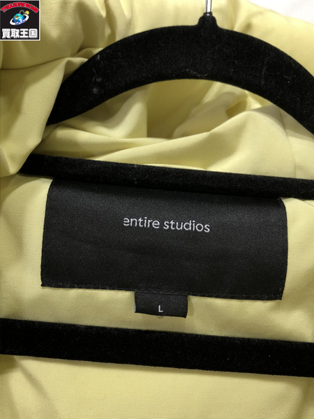 entire studios エンタイア SOA PUFFER JACKET ダウンジャケット sizeL