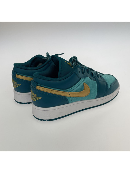 NIKE GS Air Jordan 1 Low SE Geode Teal/Metalic G/FB9896-300