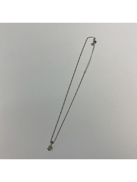 SWAROVSKI ネックレス・ペンダント 一粒石 シルバーカラー 18000