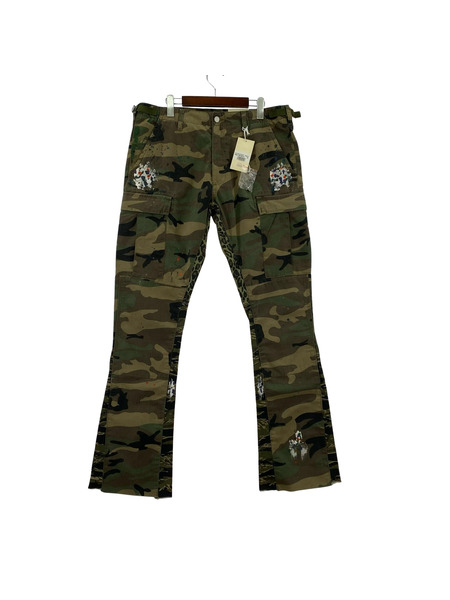 mnml パンツ Contrast Bootcut Cargo Pants(34)