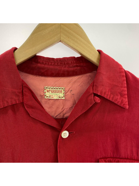 McGREGOR 長袖シャツ 60s レーヨンギャバ 開襟