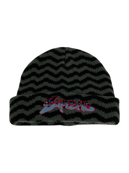 Supreme 17AW ZIG ZAG Stripe Beanie[値下]