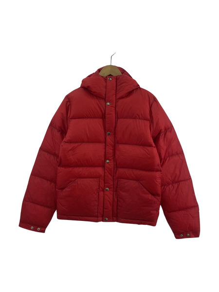 THE NORTH FACE/SIERRA SHORT HOODIE/S/RED/ダウンジャケット[値下]