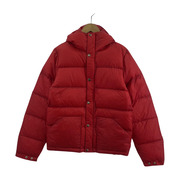 THE NORTH FACE/SIERRA SHORT HOODIE/S/RED/ダウンジャケット