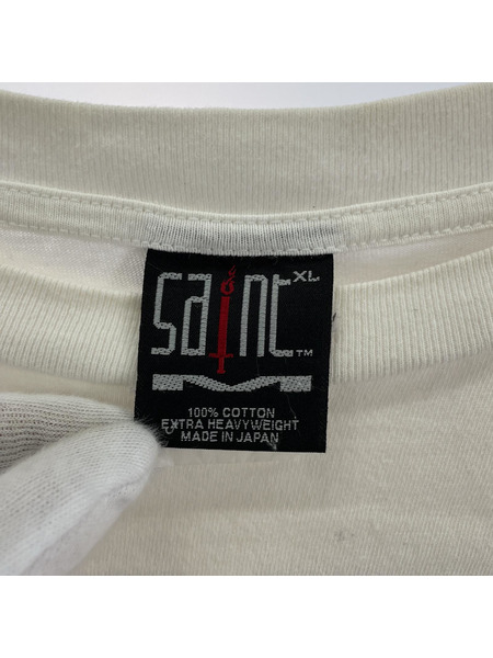 SAINT MICHAEL 21SS SS TEE DOOR WHITE プリントTee XL ホワイト