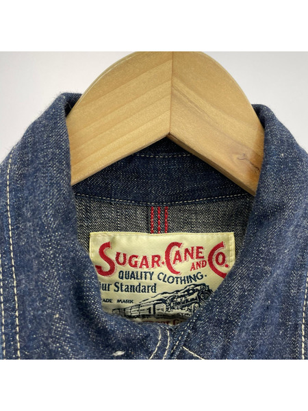 SUGAR CANE デニムジャケット ROAD RUNNER/デニム/カバーオール/紺[値下]
