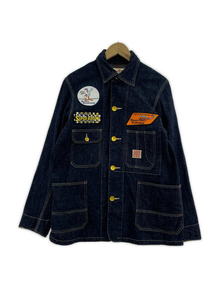 SUGAR CANE デニムジャケット ROAD RUNNER/デニム/カバーオール/紺[値下]