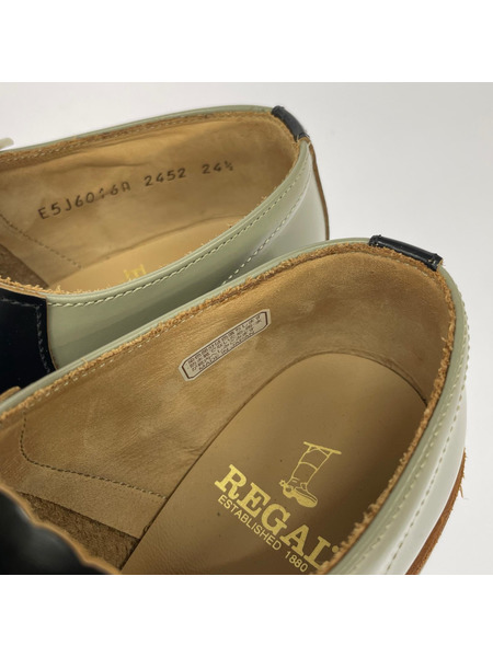 REGAL サドルシューズ グレー×黒 (24 1/2)