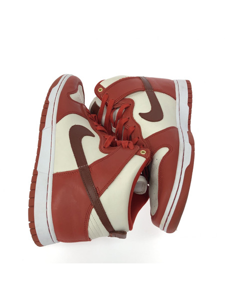 NIKE WMNS Dunk High LXX Cinnabar 28.5cm