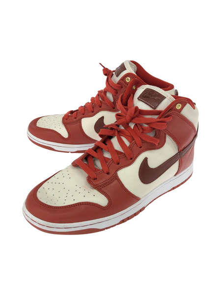 NIKE WMNS Dunk High LXX Cinnabar 28.5cm