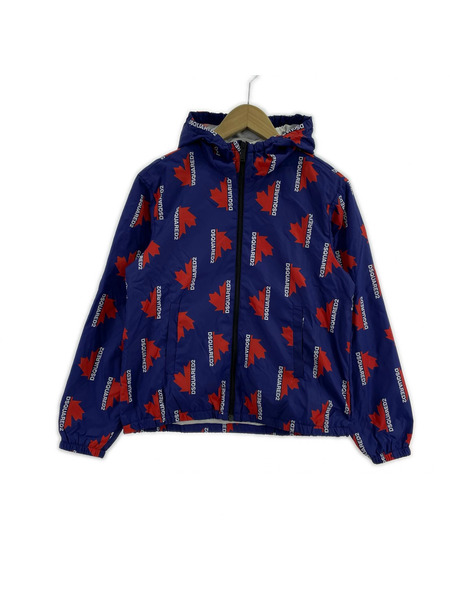 DSQUARED2 キッズ衣料 ジップフーディ ジャケット 総柄