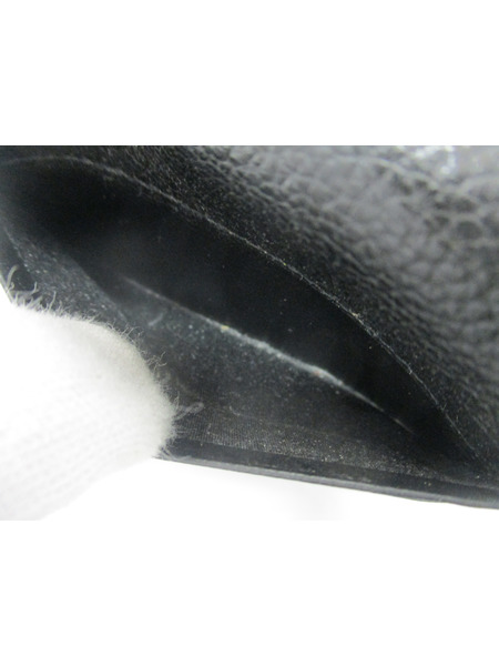 コンパクトウォレット 折り畳み財布　黒