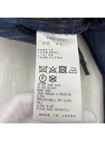 TOGA チェック柄スラックスパンツ（44）[値下]