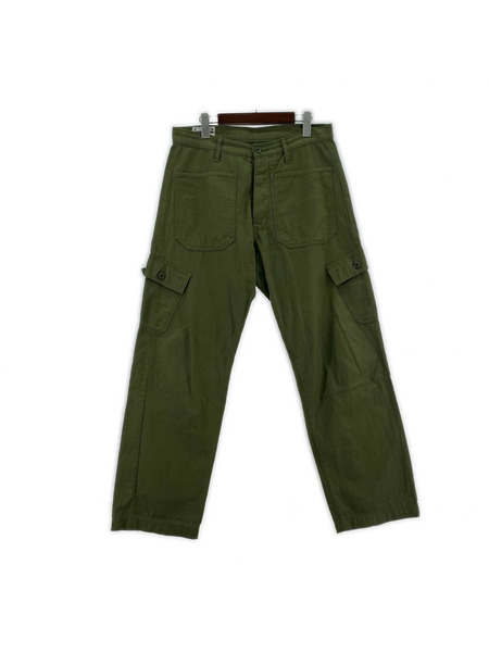 NAOSHIYA CUSTOM FACTORY パンツ ミリタリーパンツ カーキ L