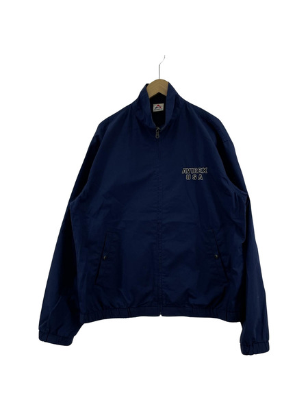 AVIREX DRIZZLER JACKET U.S.FLAG (2XL) 紺