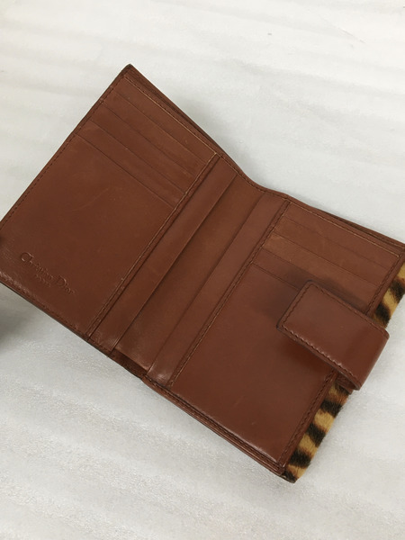 Dior　コンパクトウォレット レオパード柄