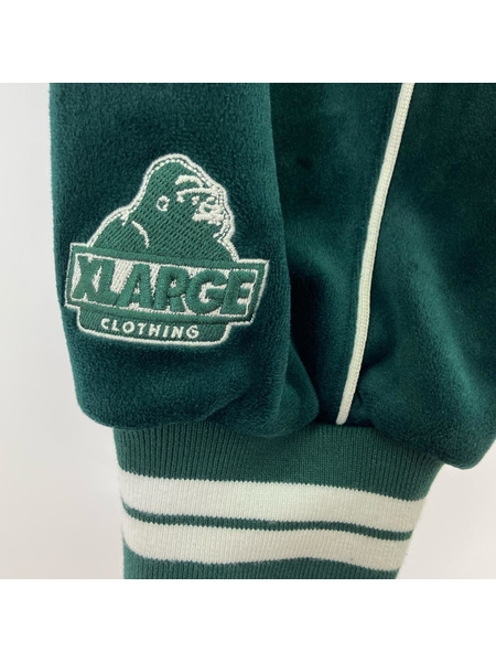 XLARGE ジャケット DexFilmz ベロア トラックジャケット 緑 （L）