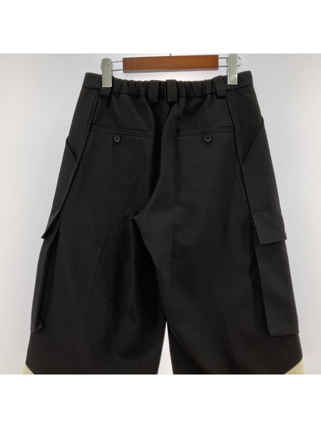 . パンツ FFIXXED STUDIOS カーゴトラウザー S ブラック