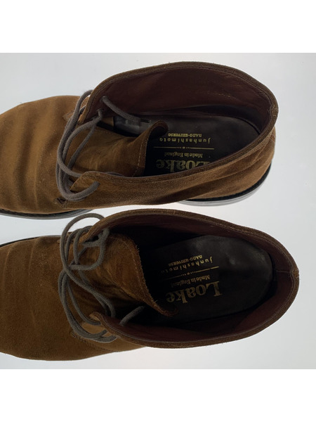 Loake× junhashimoto チャッカブーツ 8 ブラウン