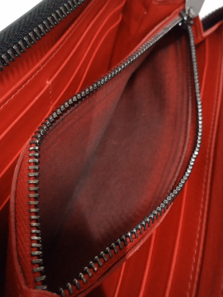 長財布 C.Louboutin スタッズラウンドファスナー長財布 黒