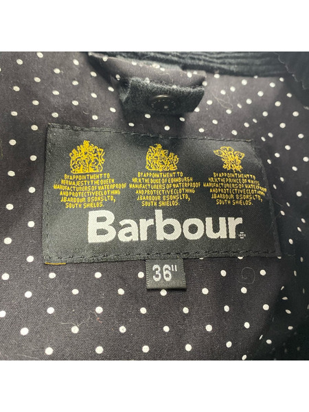Barbour ジャケット 1402301 SL INTERNATIONAL DOT 黒 36