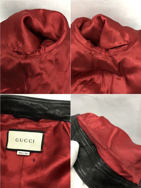 GUCCI/シングルライダース/BLK/40　290487-XN571[値下]