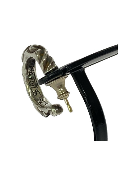 CHROME HEARTS ソノ他 HOOP SCROLL SML/ピアス/925/14K
