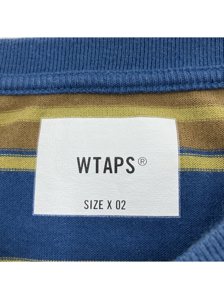 WTAPS　L/SボーダーTee　02