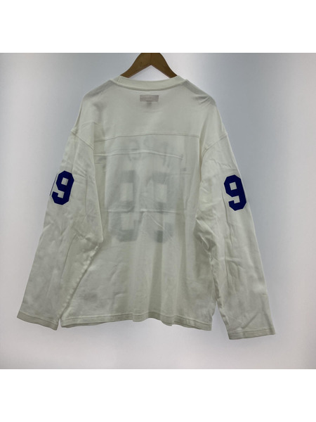 Supreme 24SS L/S Football Top L WHT