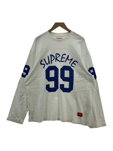 Supreme 24SS L/S Football Top L WHT