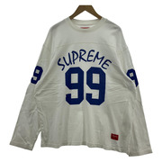 Supreme 24SS L/S Football Top L WHT