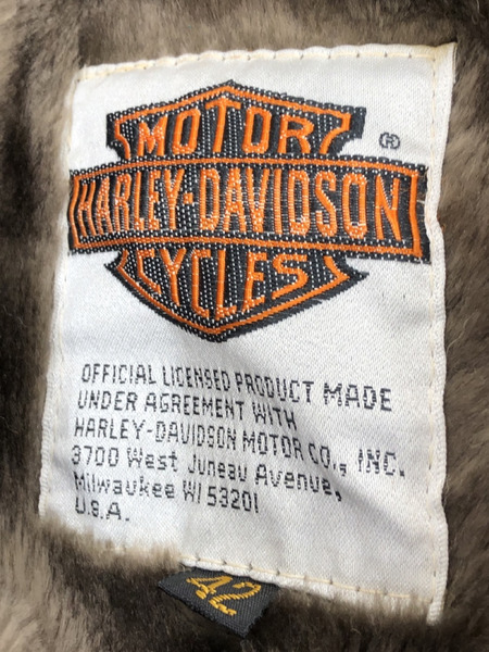 Harley Davidson ハーレーダビッドソン G-1タイプ レザージャケット(42) ブラウン
