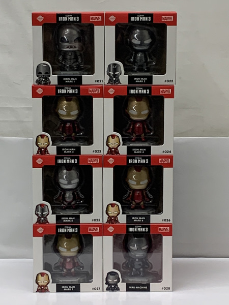コスビ マーベルコレクション アイアンマン3 全8種セット ＃021～＃028 未開封 Cosbi MARVEL IRON MAN 3 