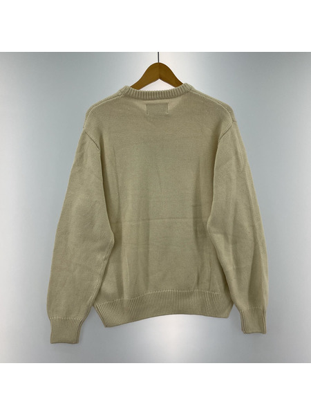 STUSSY 22AW CURLY S SWEATER Sロゴニット S アイボリー 117073