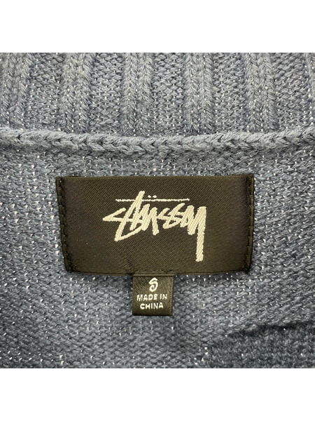 STUSSY SURFMAN MERINO COTTON SWEATER 青