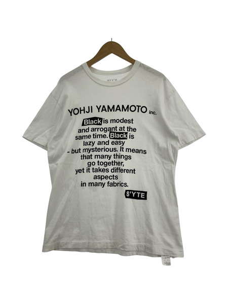 Yohji Yamamoto s'yte S/Sカットソー