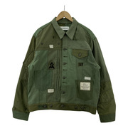 MIYAGIHIDETAKA Remake military jacket リメイクミリタリージャケット 2 カーキ