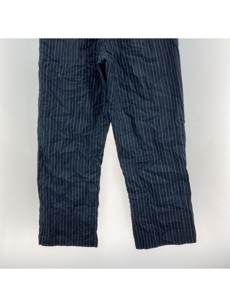 STUSSY BEACH PANT WRINKLE D STRIPE パンツ ストライプ ネイビー L