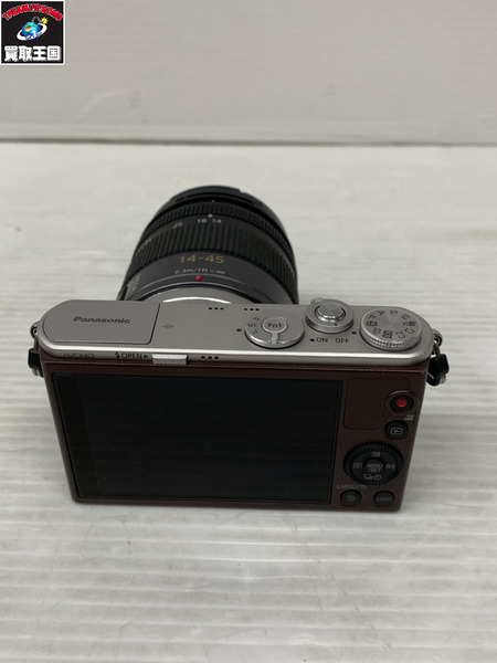 コンパクトデジタルカメラ Panasonic LUMIX デジタル一眼カメラ ブラウン