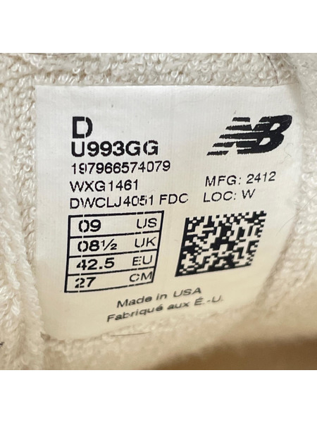 NEW BALANCE スニーカー MADE IN USA 993 27cm[値下]
