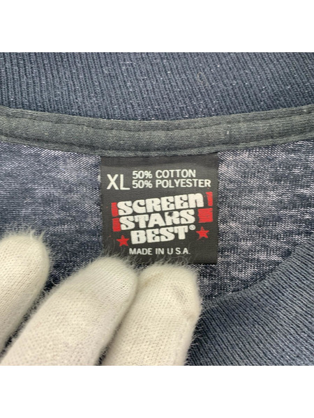 OLD・VINTAGE 80s USA製 COAST GUARD Budweiser Tee 黒 XL