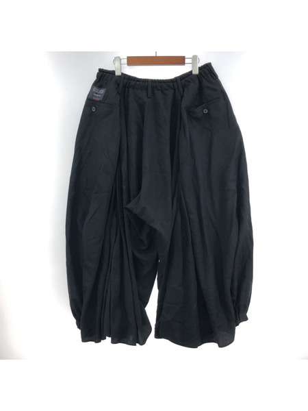 REGULATION Yohji Yamamoto CELLULOSE TWILL CROW PANTS 黒[値下]