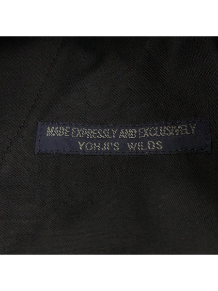 REGULATION Yohji Yamamoto CELLULOSE TWILL CROW PANTS 黒[値下]