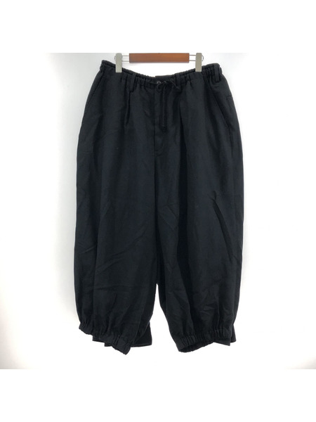 REGULATION Yohji Yamamoto CELLULOSE TWILL CROW PANTS 黒[値下]