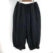 REGULATION Yohji Yamamoto CELLULOSE TWILL CROW PANTS 黒