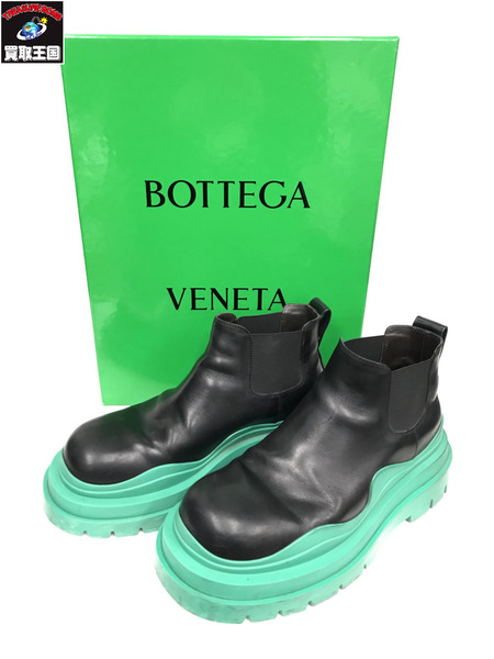ボッテガヴェネタ BOTTEGA VENETA タイヤ チェルシーブーツ225cmヒールの高さ