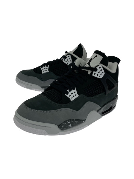 NIKE スニーカー Air Jordan4 Retro Fear (28.0)黒