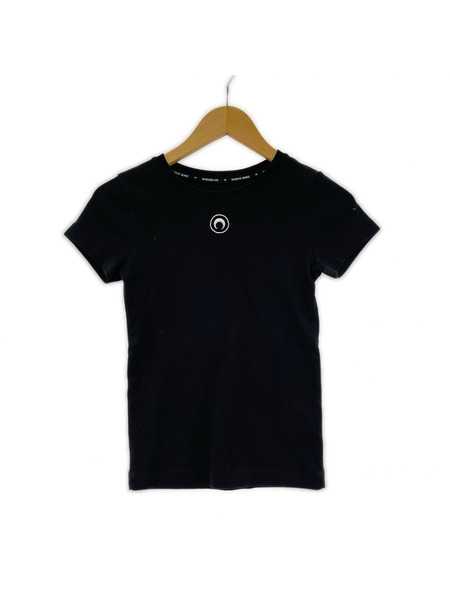 半袖Tシャツ・カットソー MARINE SERRE moon-logo T-shirt (XS) 黒