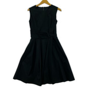 FOXEY NEW YORK ノースリーブワンピース ノースリーブリボンワンピース 黒